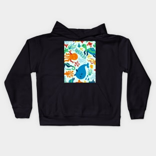 Ocean Animals Kids Hoodie